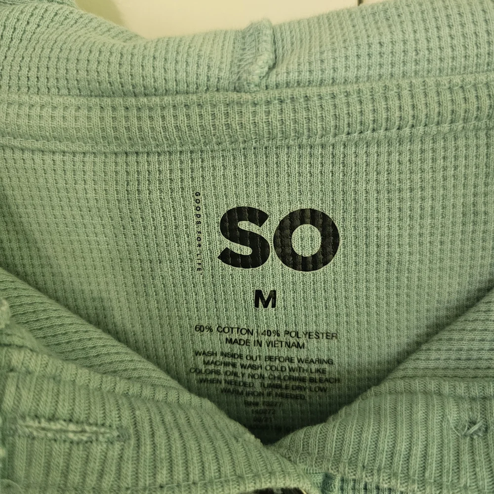SO Women's Soft Teal Hoodie - Picture 5 of 5